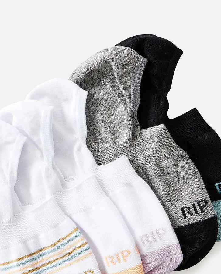 Rip Curl Invisible 5 Pk Sock