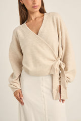 Rhythm Lexie Wrap Front Knit