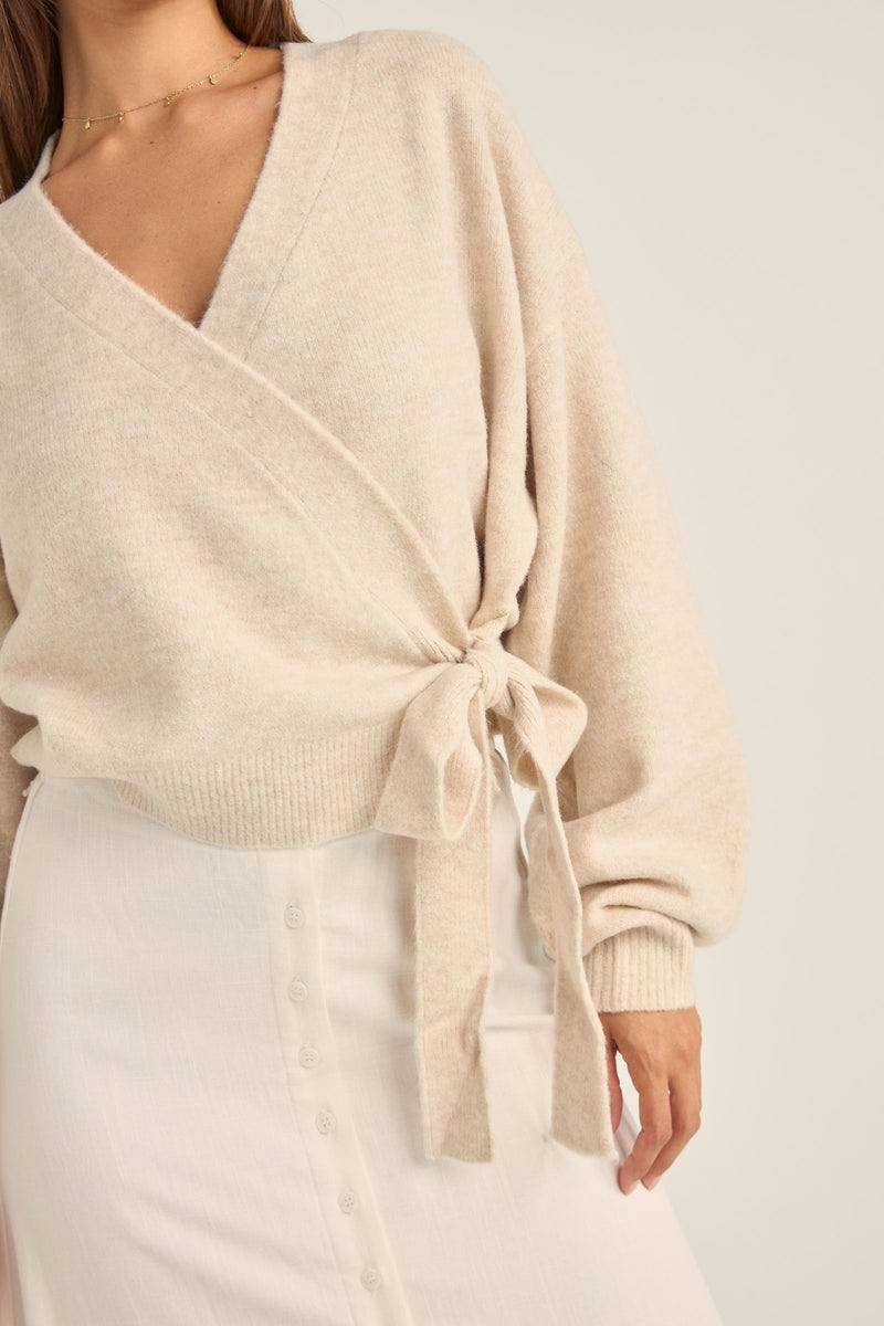 Rhythm Lexie Wrap Front Knit