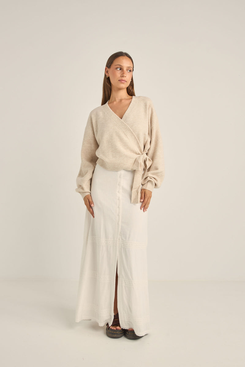 Rhythm Lexie Wrap Front Knit