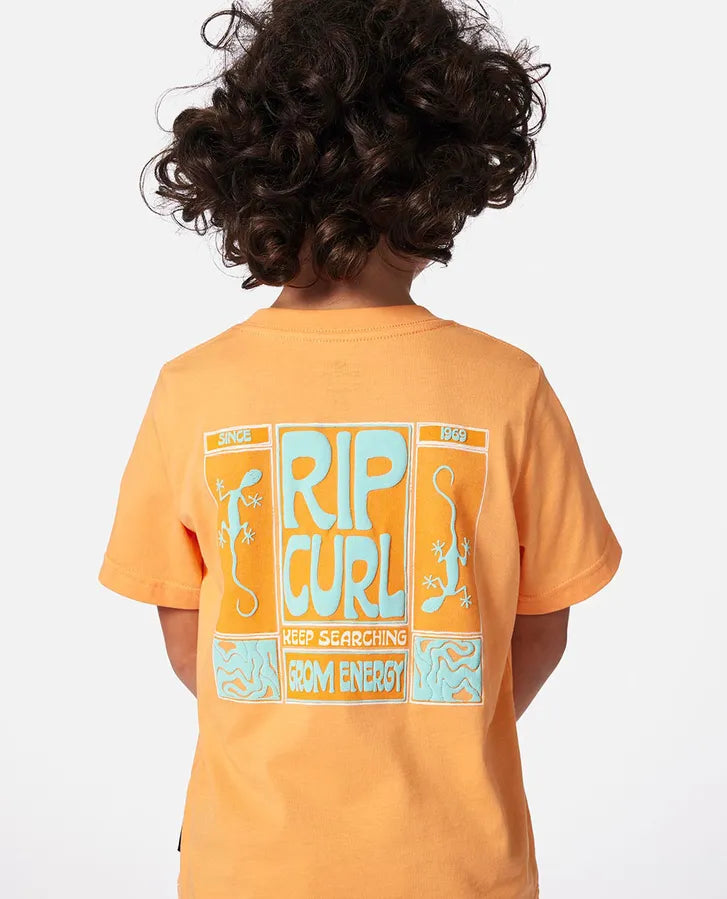 Rip Curl Grom Energy Logo Boys Tee