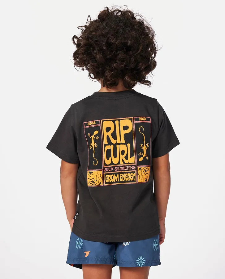 Rip Curl Grom Energy Logo Boys Tee