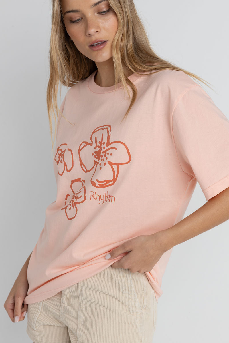Rhythm Paradise Floral Oversized Tee