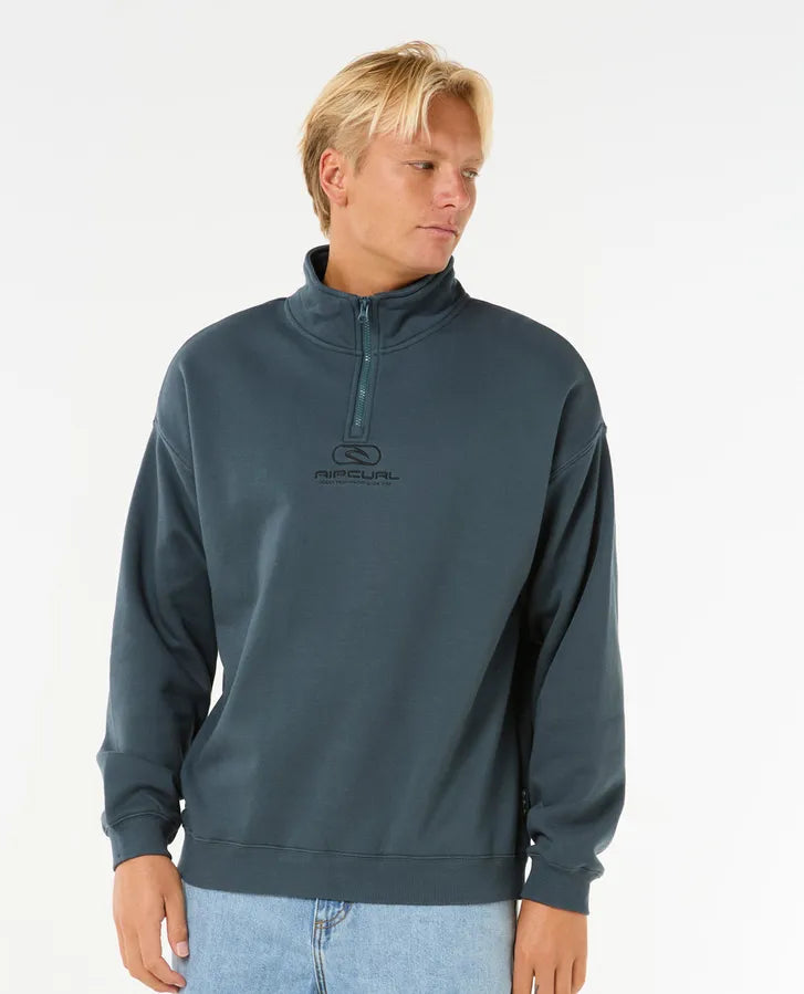 Rip Curl Pill Icon 1/4 Zip Crew