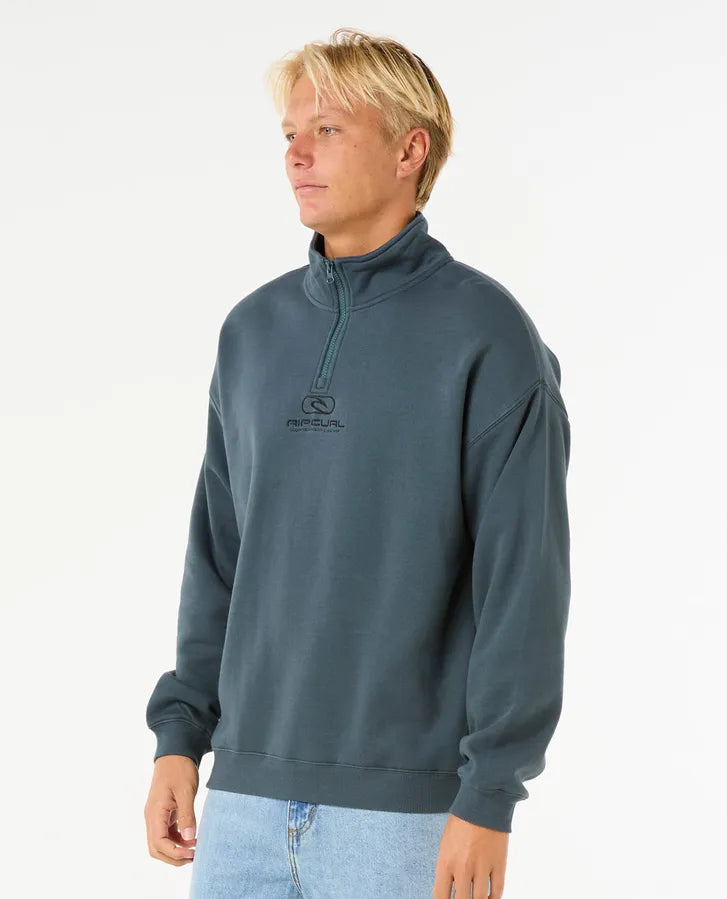 Rip Curl Pill Icon 1/4 Zip Crew