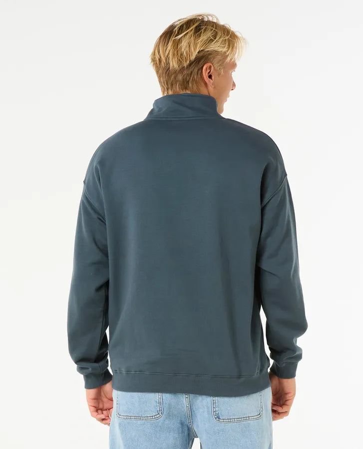 Rip Curl Pill Icon 1/4 Zip Crew