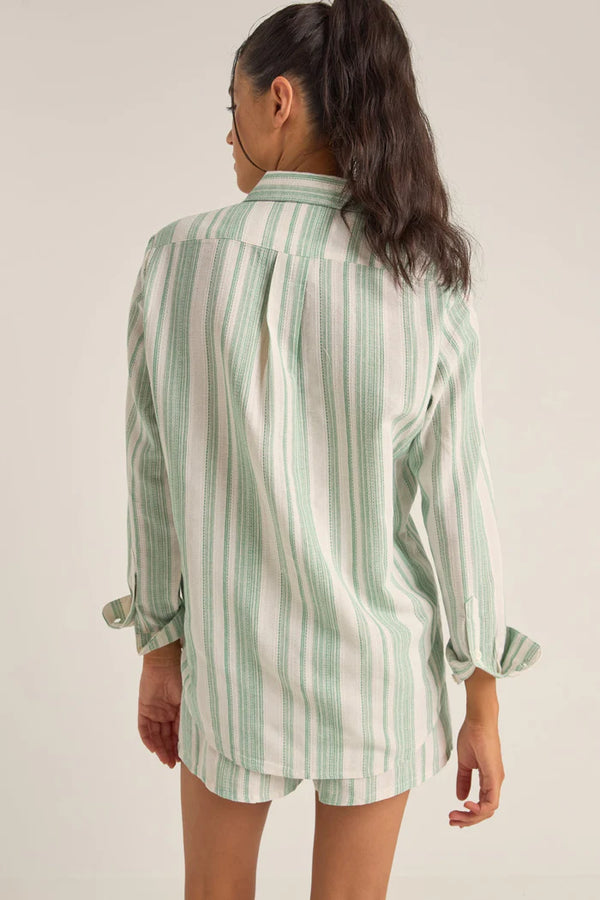 Rhythm Dinero Stripe Beach Shirt