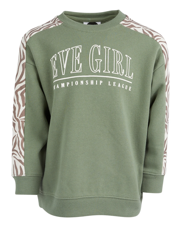 Eve Girl Savannah Contrast Crew