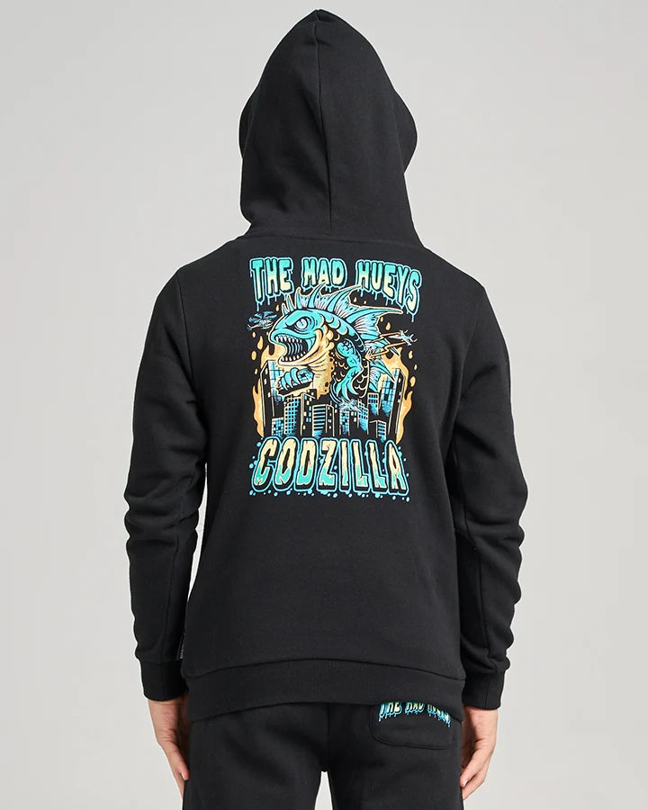 The Mad Hueys Codzilla Returns Youth Pullover Hoodie