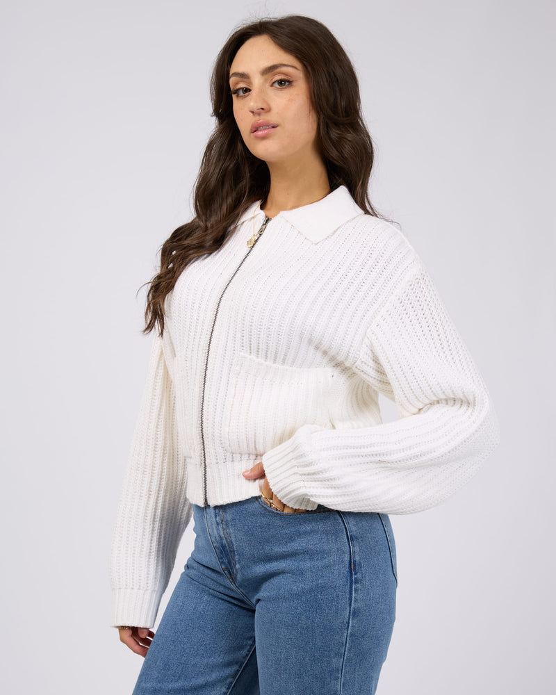 All About Eve Soho Knit Zip Through