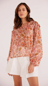 Minkpink Amrelia Long Sleeve Blouse