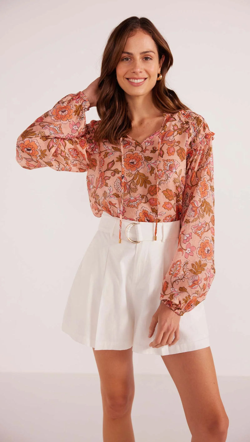 Minkpink Amrelia Long Sleeve Blouse