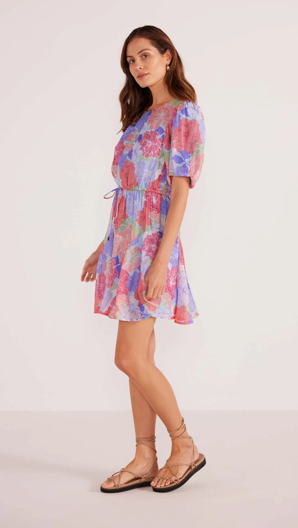 Minkpink Belle Puff Sleeve Mini Dress