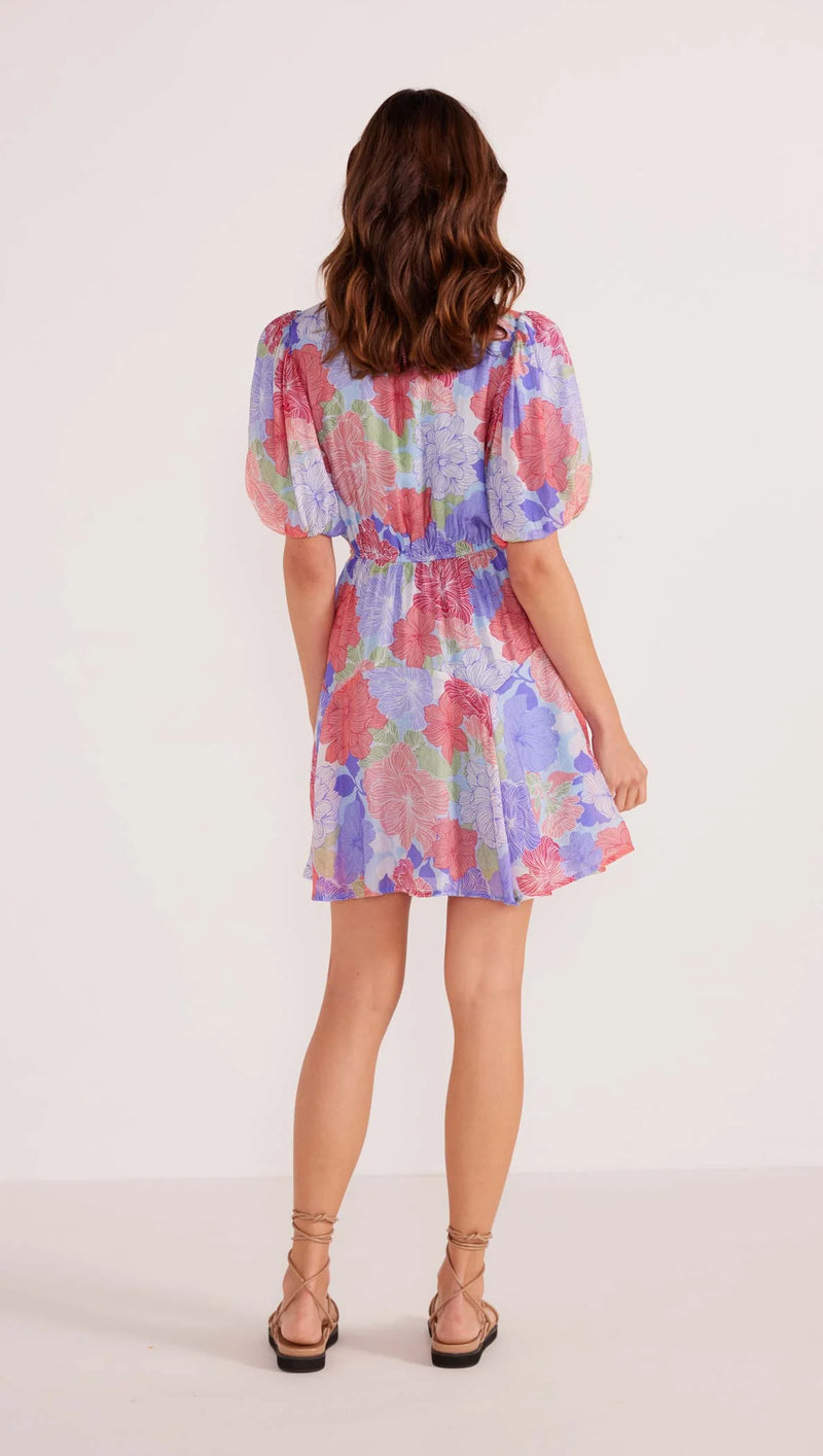 Minkpink Belle Puff Sleeve Mini Dress