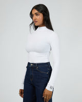 All About Eve Icon Mock Neck LS Top