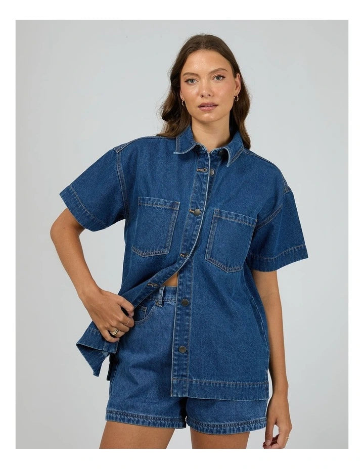 All About Eve Simi Denim Shirt