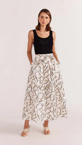 Staple The Label Amina Midi Skirt