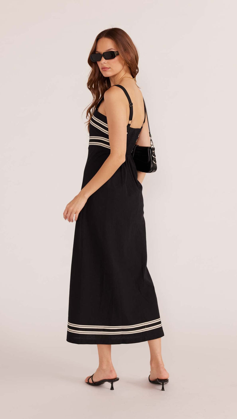 Minkpink Elki Trim Midi Dress