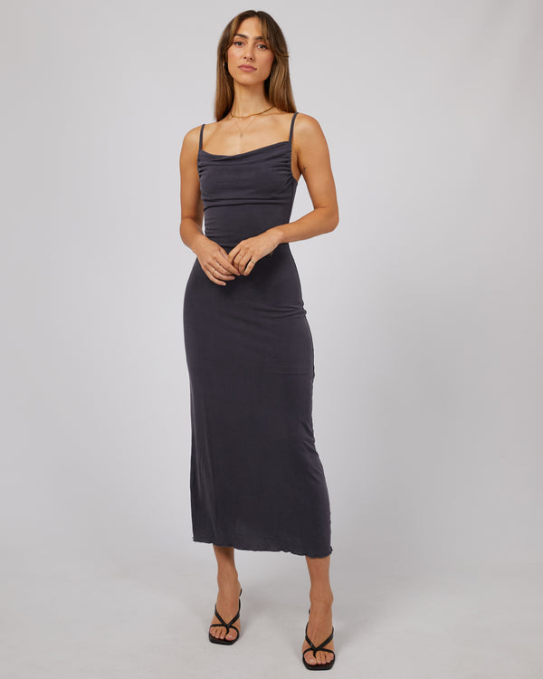 Jorge Luxe Cowl Neck Maxi Dress