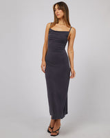 Jorge Luxe Cowl Neck Maxi Dress