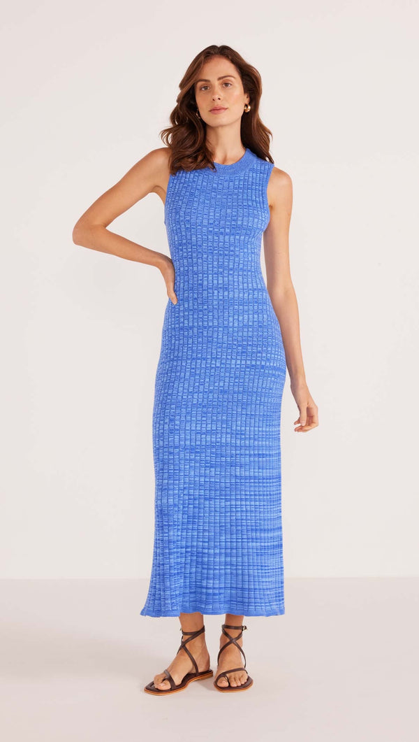 Minkpink Harper Rib Knit Midi Dress