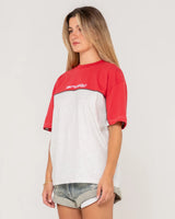 Rusty Polar Popped Oversize Tee