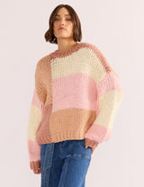 Minkpink Marcella Colour Block Sweater