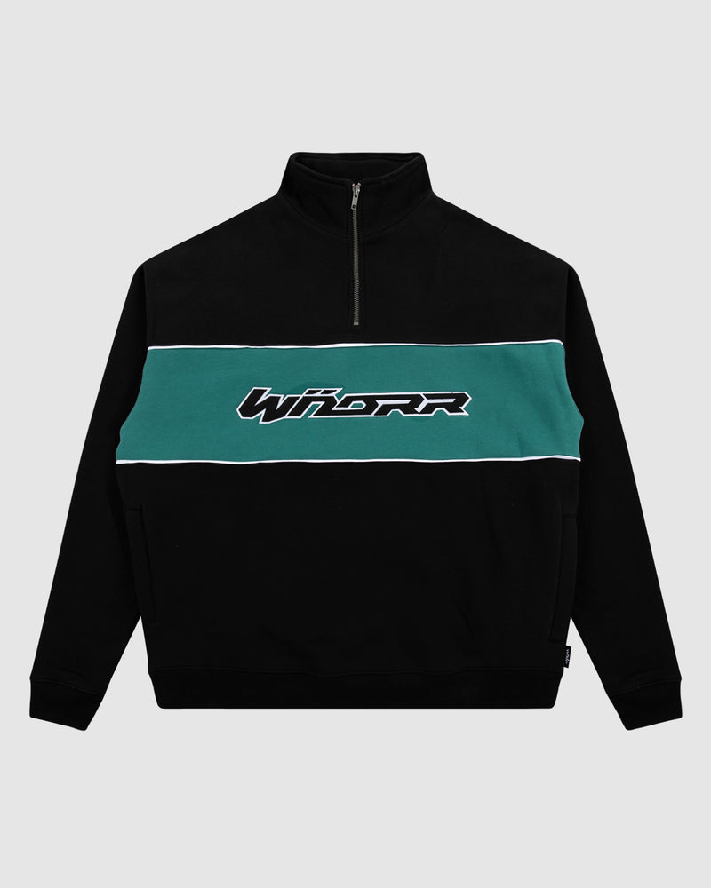 Wndrr Soltitude 1/4 Zip Panel Sweat Crew