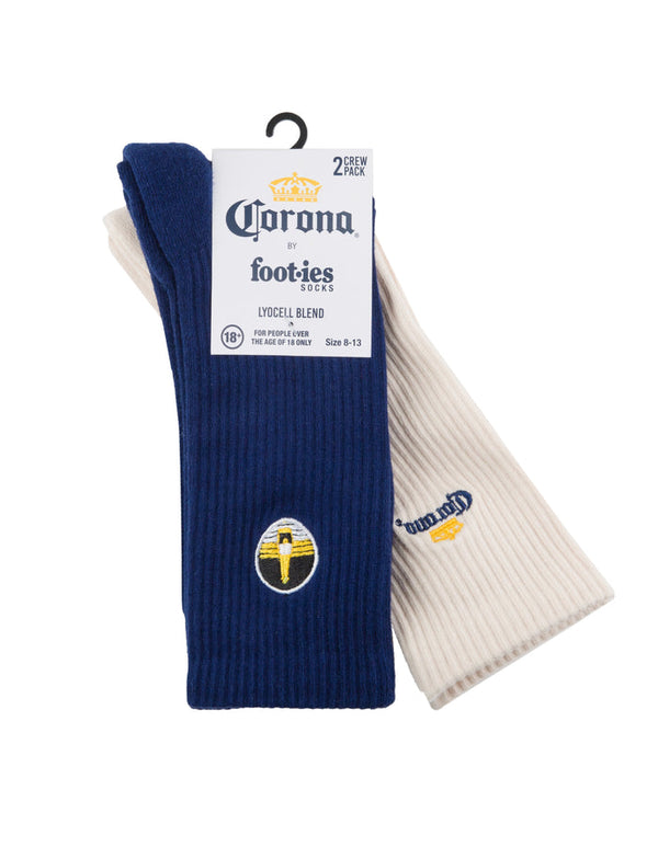 Footies Corona Day Trippin Sneaker Sock 2 Pack