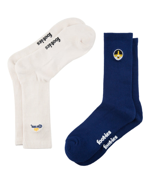 Footies Corona Day Trippin Sneaker Sock 2 Pack