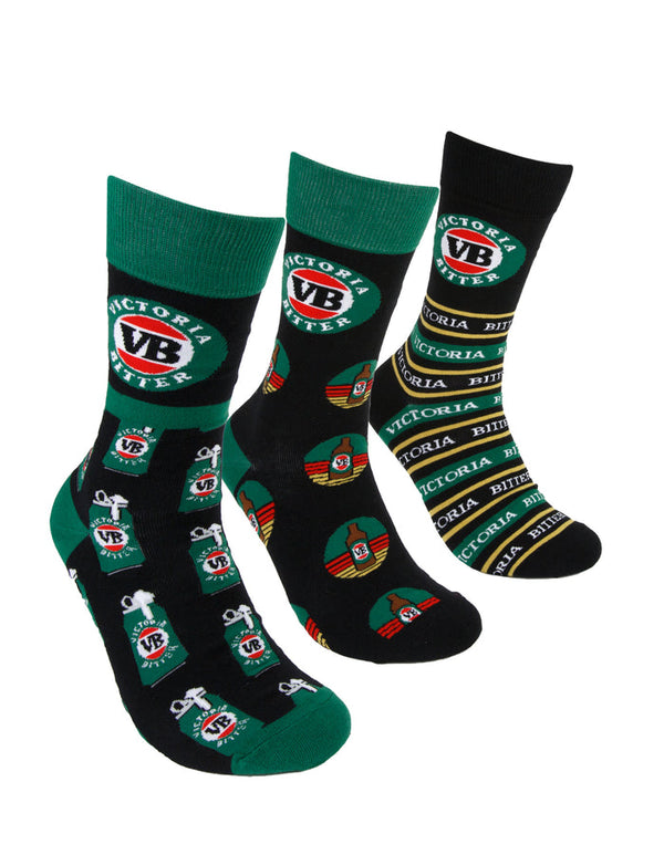 Foot-ies VB Combo Socks 3 Pack Gift Can