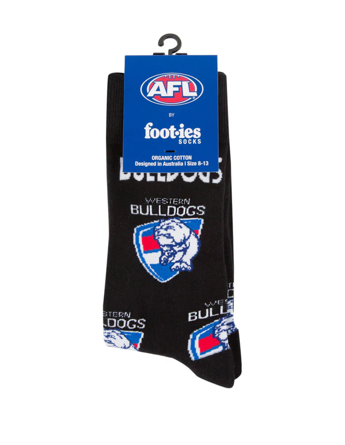 Foot-ies Western Bulldogs Mascot Organic Cotton Sock