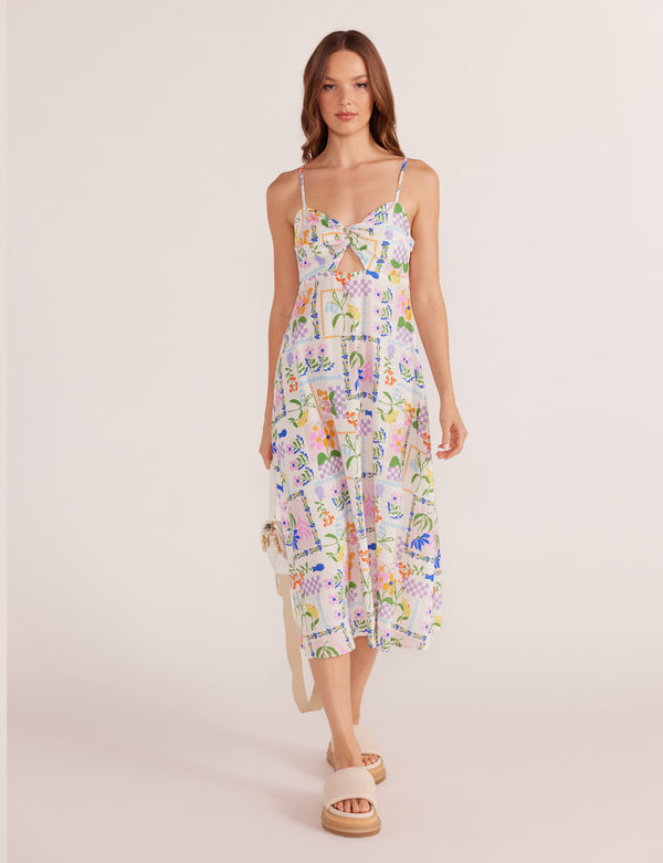 Minkpink Nikita Twist Midi Dress