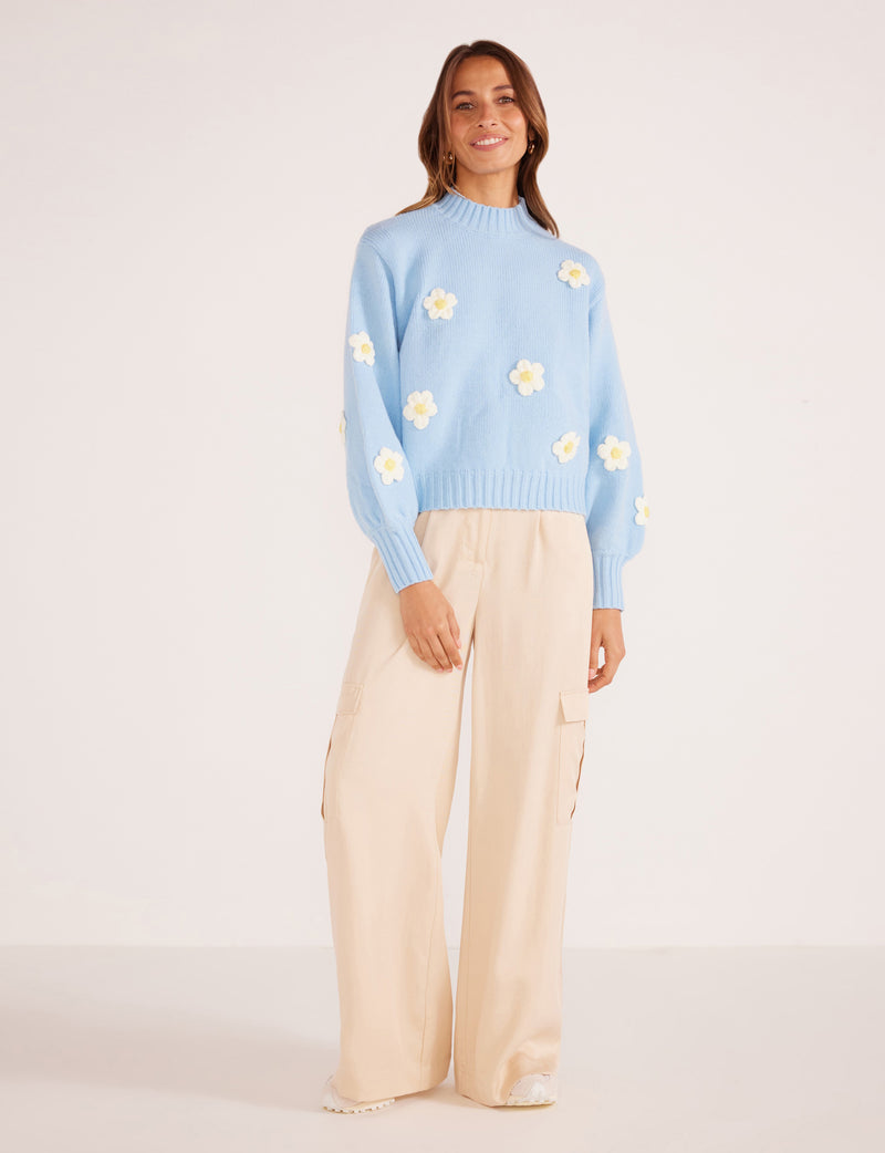 Minkpink Stella Daisy Knit Jumper