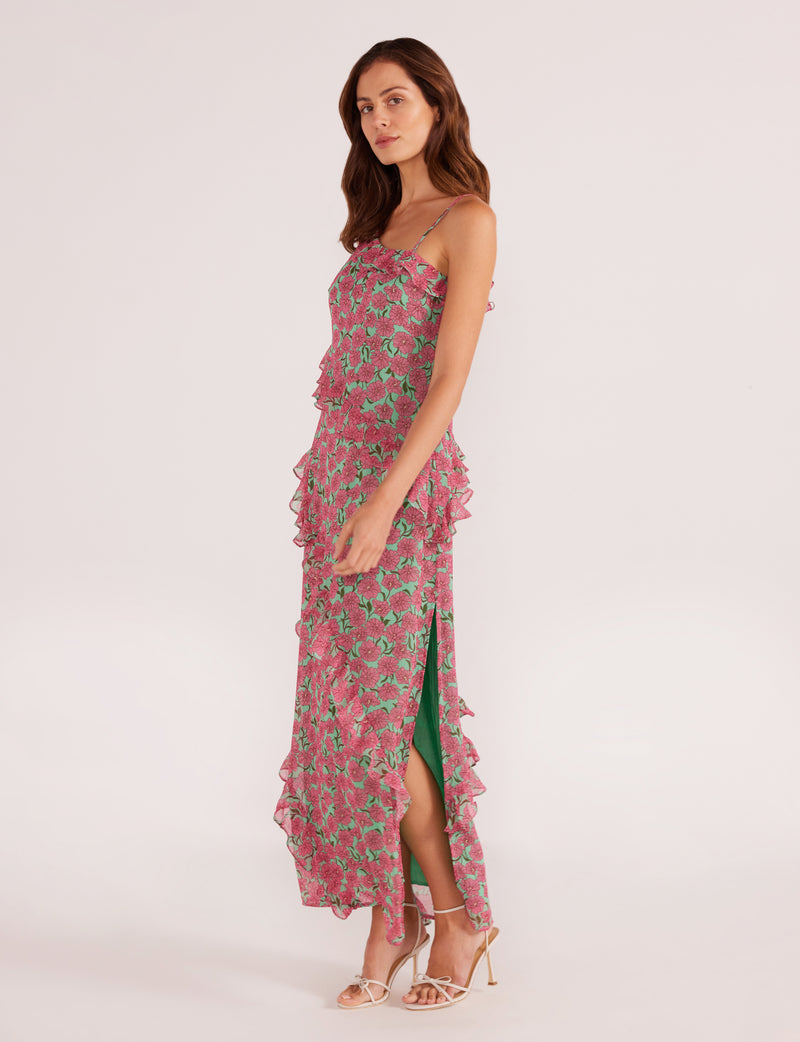 Minkpink Grace One Shoulder Maxi Dress