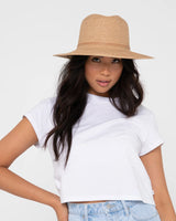 Rusty Gisele Straw Hat