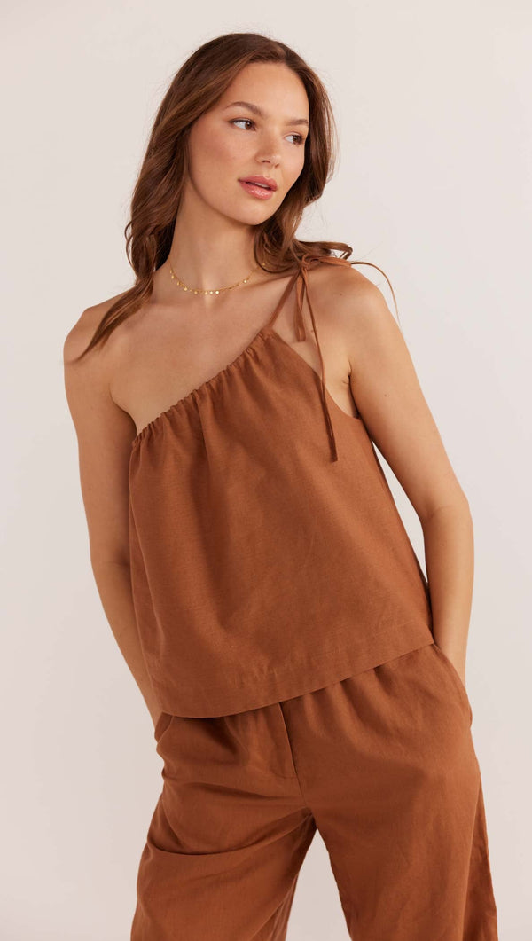 Minkpink Rya One Shoulder Top