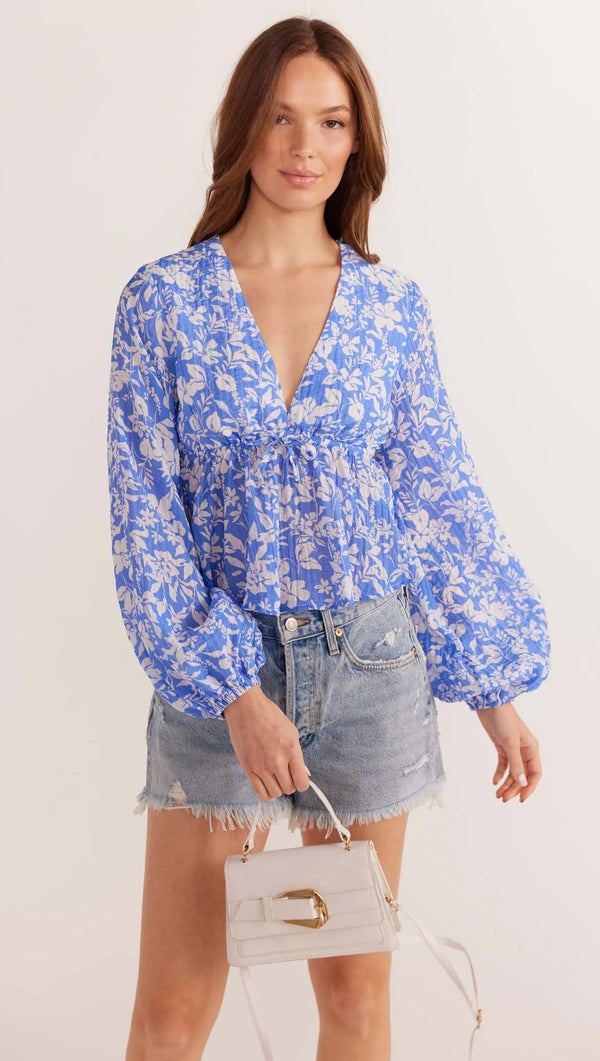 Minkpink Waverly Drawstring Blouse