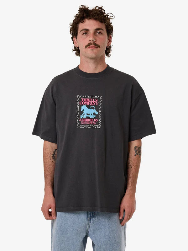 Thrills Chain Of Formation Box Fit Oversize Tee