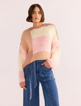 Minkpink Marcella Colour Block Sweater