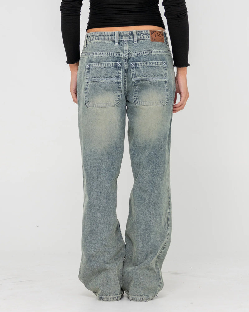 Rusty Bethany Baggy Low Rise Jean