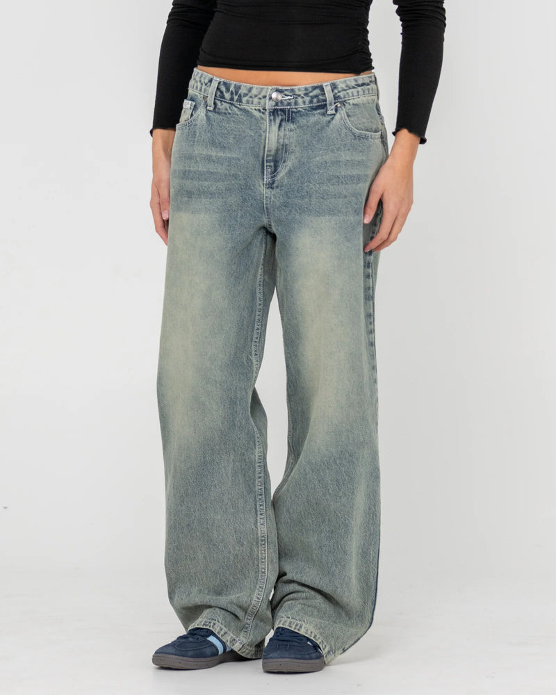 Rusty Bethany Baggy Low Rise Jean