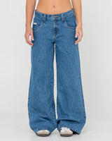 Rusty Wendy Wide Low Rise Denim Jean