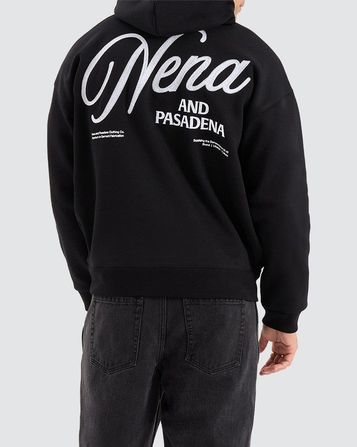 NXP Treaty Box Fit Hood Sweater