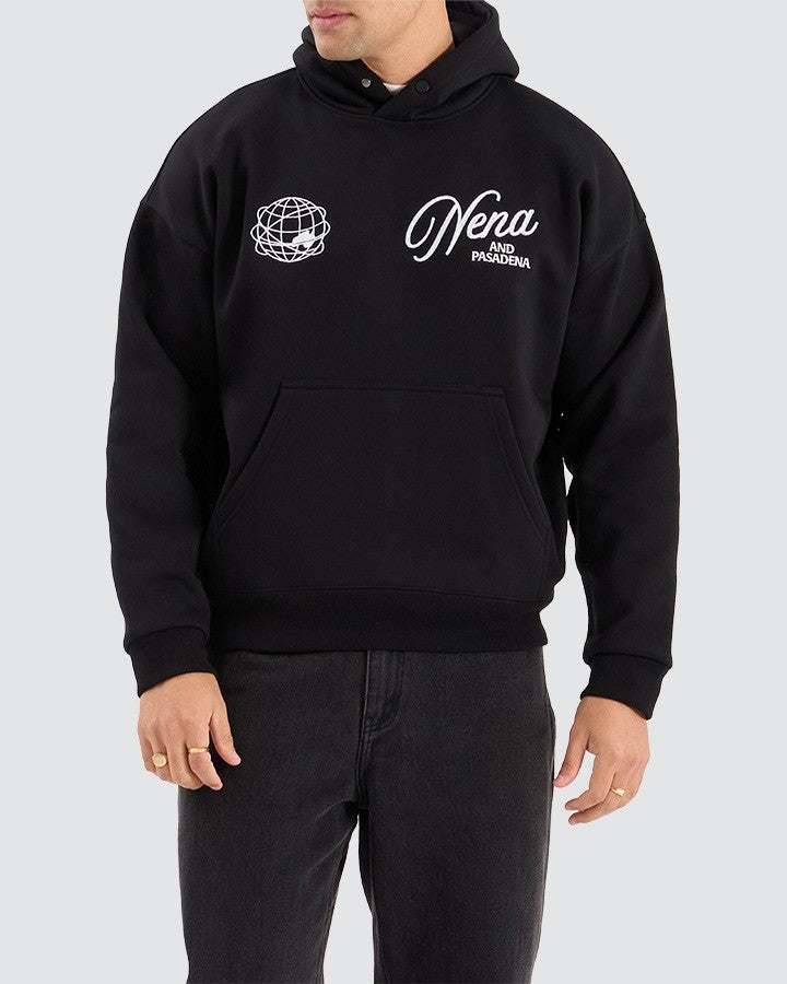 NXP Treaty Box Fit Hood Sweater