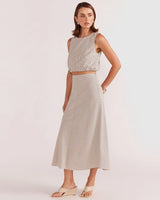 Staple The Label Wren Midi Skirt