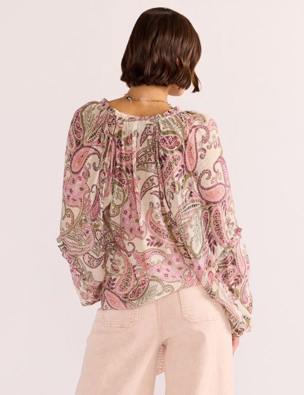 Minkpink Cadence Long Sleeve Blouse