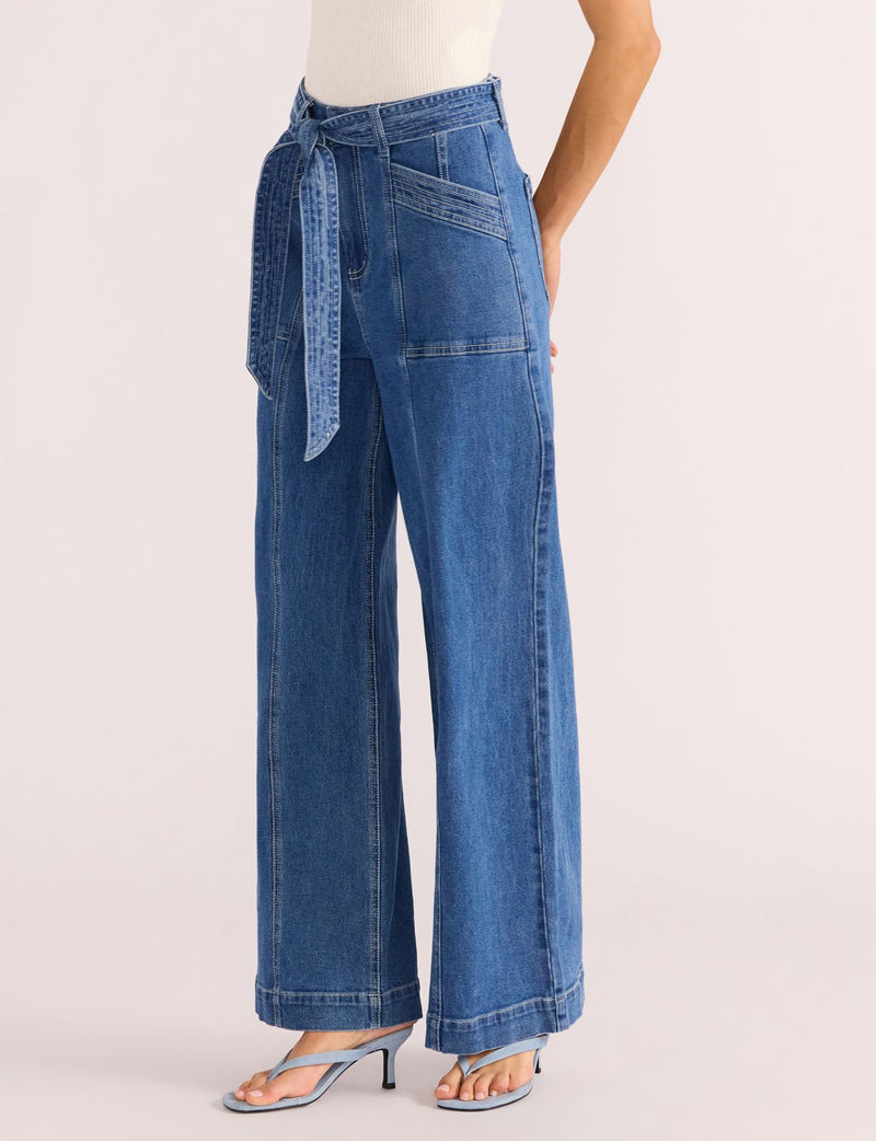 Minkpink Ellis Denim Panel Jean