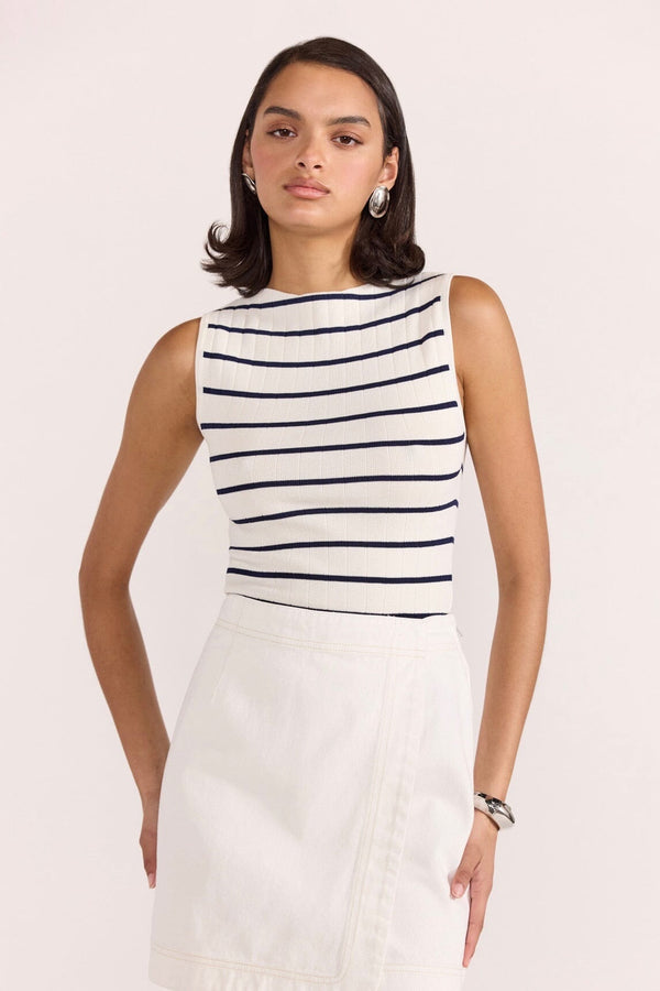 Staple The Label Uma Stripe Knit Tank