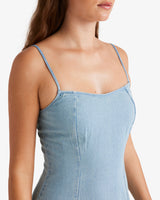 Billabong Stay Awhile Chambray Dress